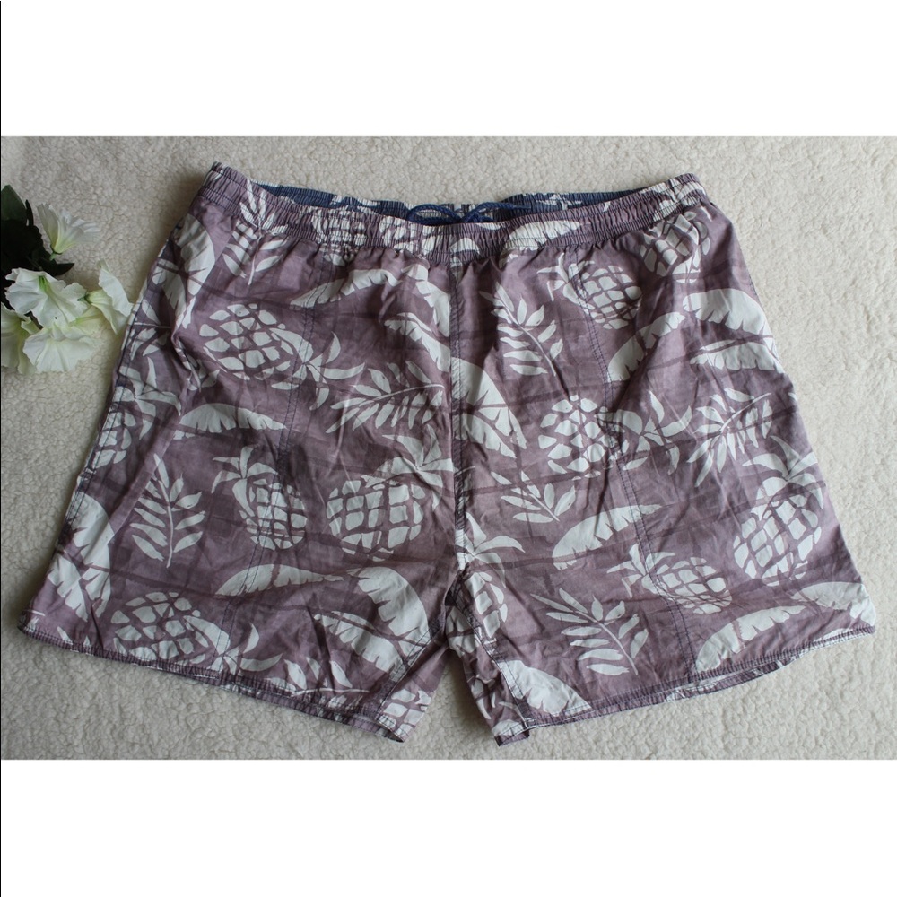 Newport Blue XXL Swim Trunks Pockets Elastic Waist